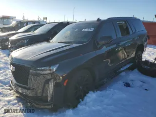 2022 Cadillac Escalade Sport Platinum with VIN 1GYS4GKL0NR176721, listed as a Copart auction lot 87170254 with 54,973 mi miles and Salvage Title. Bid and sale history available at carsss.com. Image 1.