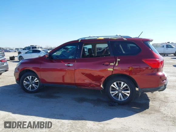 2018 Nissan Pathfinder S with VIN 5N1DR2MN2JC614584, listed as a IAAI auction lot 41372002 with 157,963 mi miles and . Bid and sale history available at DreamBid. Image 6.