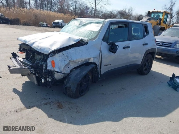 2021 Jeep Renegade Sport with VIN ZACNJCAB0MPM32217, listed as a IAAI auction lot 41776088 with NaN miles. Bid and sale history available at carsss.com. Image 2.