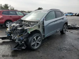 2021 Hyundai Kona Limited with VIN KM8K3CA59MU692085, listed as a Copart auction lot 43740515 with 41,357 mi miles and Salvage Title. Bid and sale history available at carsss.com. Image 1.