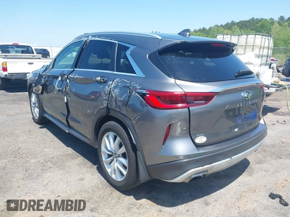 2019 Infiniti QX50 Luxe with VIN 3PCAJ5M31KF113513, listed as a IAAI auction lot 41971746 with 68,897 mi miles and . Bid and sale history available at DreamBid. Image 3.