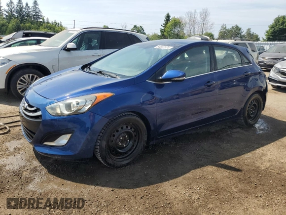 2013 Hyundai Elantra GT with VIN KMHD35LE8DU018141, listed as a Copart auction lot 64587374 with 271,587 mi miles and Salvage Title. Bid and sale history available at carsss.com. Image 1.