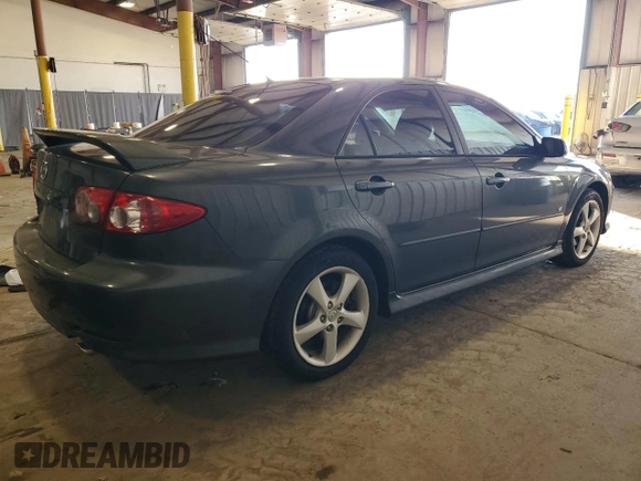 2005 Mazda 6 Sport S with VIN 1YVHP80D555M50599, listed as a Copart auction lot 46394155 with 98,392 mi miles and Salvage Title. Bid and sale history available at DreamBid. Image 3.