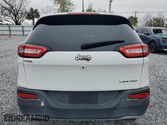 2017 Jeep Cherokee Limited with VIN 1C4PJLDS5HW642781, listed as a Copart auction lot 42055575 with 99,464 mi miles and Salvage Title. Bid and sale history available at carsss.com. Image 6.