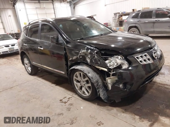 2012 Nissan Rogue S with VIN JN8AS5MT3CW261533, listed as a IAAI auction lot 41509296 with 141,533 mi miles. Bid and sale history available at carsss.com. Image 1.