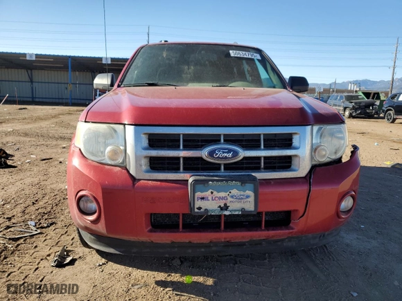 2011 Ford Escape XLT with VIN 1FMCU9D72BKB66536, listed as a Copart auction lot 50634795 with 187,113 mi miles and Salvage Title. Bid and sale history available at carsss.com. Image 5.