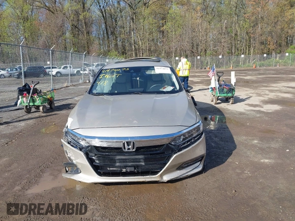 2018 Honda Accord EX-L z VIN 1HGCV1F52JA042612, wystawiony jako IAAI lot #41974075 z przebiegiem 75 569 mil mil oraz . Historia ofert i sprzedaży dostępna na DreamBid. Obrazek 11.