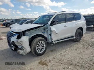 2023 Lexus GX 460 Premium with VIN JTJAM7BX6P5345409, listed as a Copart auction lot 64099325 with 26,079 mi miles and Salvage title. Bid and sale history available at DreamBid. Image 1.