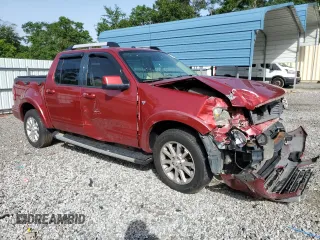 2007 Ford Explorer Sport Trac Limited with VIN 1FMEU33897UB34100, listed as a Copart auction lot 56944685 with 147,735 mi miles and Salvage title. Bid and sale history available at DreamBid. Image 4.