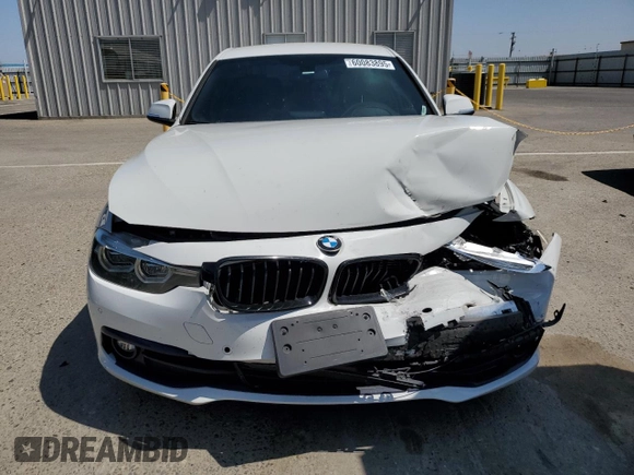 2018 BMW 3 Series 328d with VIN WBA8E5C56JA507664, listed as a Copart auction lot 60083895 with 94,331 mi miles and Salvage title. Bid and sale history available at DreamBid. Image 5.