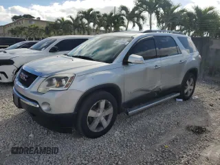 2010 GMC Acadia SLT1 z VIN 1GKLRMED5AJ152698, wystawiony jako Copart lot #88130845 z przebiegiem 123 862 mil mil oraz Szkoda całkowita • Salvage title. Historia ofert i sprzedaży dostępna na DreamBid. Obrazek 1.