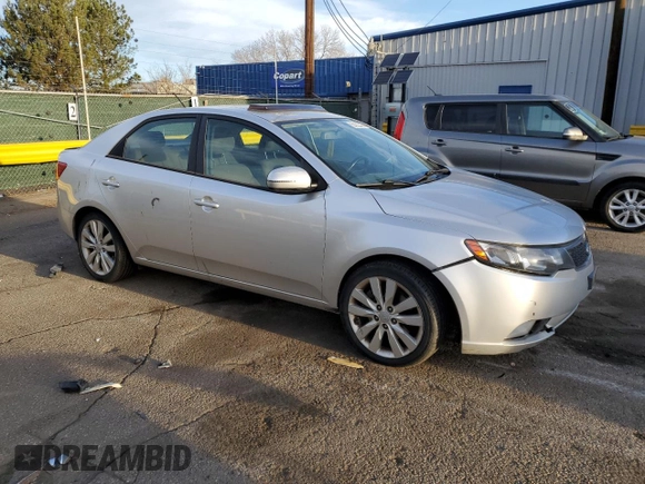 2012 Kia Forte SX with VIN KNAFW4A30C5524522, listed as a Copart auction lot 50923455 with 117,803 mi miles and Salvage Title. Bid and sale history available at carsss.com. Image 4.