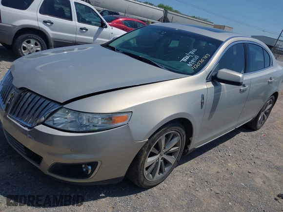 2009 Lincoln MKS with VIN 1LNHM94R39G624203, listed as a IAAI auction lot 42036763 with 177,902 mi miles. Bid and sale history available at carsss.com. Image 2.