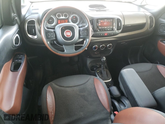 2014 FIAT 500L Trekking with VIN ZFBCFADH1EZ021222, listed as a Copart auction lot 42231435 with 87,574 mi miles and Salvage Title. Bid and sale history available at carsss.com. Image 8.