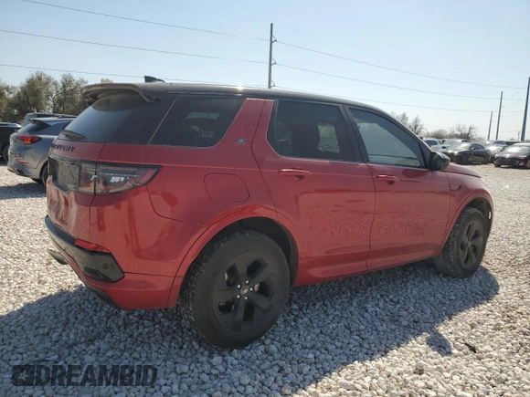 2020 Land Rover Discovery Sport S R-Dynamic with VIN SALCT2FX3LH847128, listed as a Copart auction lot 49156715 with 44,770 mi miles and Salvage Title. Bid and sale history available at carsss.com. Image 3.