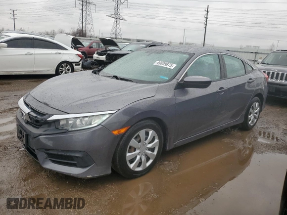 2018 Honda Civic LX with VIN 19XFC2F50JE025120, listed as a Copart auction lot 49809875 with 123,103 mi miles and Salvage Title. Bid and sale history available at carsss.com. Image 1.