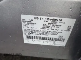 2020 Ford Edge Titanium with VIN 2FMPK4K92LBA30658, listed as a IAAI auction lot 42848998 with 63,460 mi miles and . Bid and sale history available at DreamBid. Image 41.