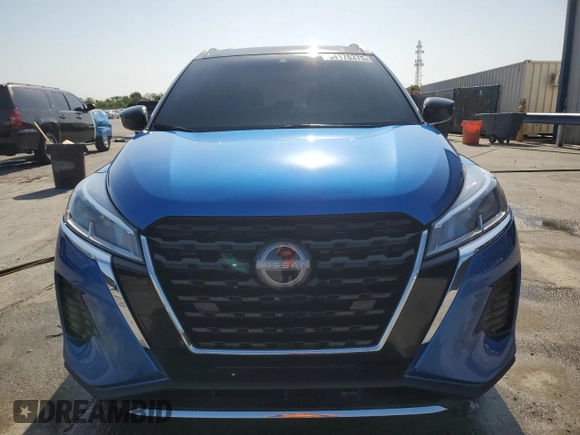2023 Nissan Kicks SV with VIN 3N1CP5CV4PL508727, listed as a Copart auction lot 54176375 with 22,333 mi miles and Salvage Title. Bid and sale history available at DreamBid. Image 5.