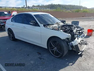 2014 BMW 3 Series 328i with VIN WBA3C1C59EK114251, listed as a IAAI auction lot 41636531 with 1 mi miles. Bid and sale history available at carsss.com. Image 1.