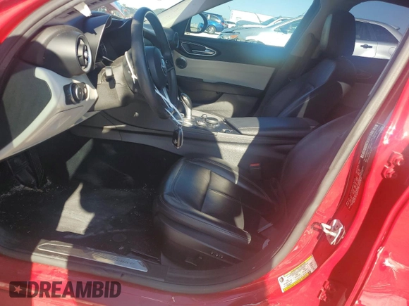 2018 Alfa Romeo Giulia with VIN ZARFAEDNXJ7586263, listed as a Copart auction lot 85797334 with 78,410 mi miles and Salvage title. Bid and sale history available at DreamBid. Image 7.