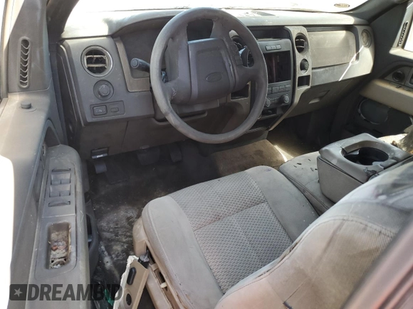 2010 Ford F-150 XL with VIN 1FTEW1C87AKA25821, listed as a Copart auction lot 49008285 with Not Provided miles and Salvage Title. Bid and sale history available at carsss.com. Image 8.