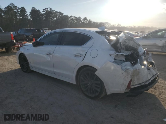 2022 Acura ILX w/Premium/A-Spec Package with VIN 19UDE2F83NA006177, listed as a Copart auction lot 47604725 with 75,825 mi miles and Salvage Title. Bid and sale history available at carsss.com. Image 2.
