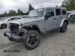 2014 Jeep Wrangler Unlimited Sahara z VIN 1C4BJWEG4EL182497, wystawiony jako Copart lot #56746265 z przebiegiem 150 717 mil mil oraz Szkoda całkowita • Salvage title. Historia ofert i sprzedaży dostępna na DreamBid. Obrazek 1.