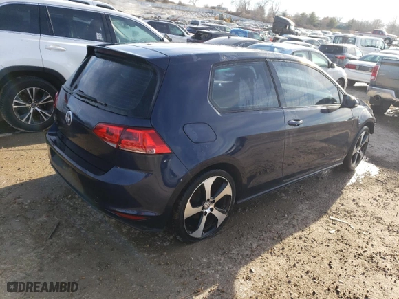 2016 Volkswagen Golf GTI S with VIN 3VWYT7AU6GM041483, listed as a Copart auction lot 40544784 with 0 mi miles and Salvage Title. Bid and sale history available at carsss.com. Image 3.