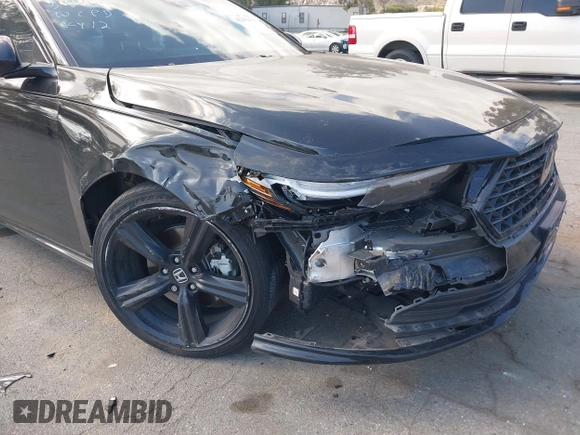 2023 Honda Accord Sport-L with VIN 1HGCY2F71PA062437, listed as a IAAI auction lot 42252276 with 41,720 mi miles and . Bid and sale history available at DreamBid. Image 6.