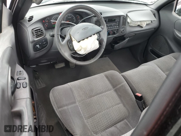 2002 Ford F-150 XL with VIN 1FTRF17W72NA42127, listed as a Copart auction lot 45278395 with 103,866 mi miles and Salvage Title. Bid and sale history available at carsss.com. Image 8.