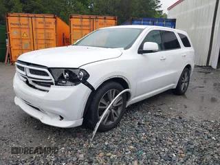 2013 Dodge Durango R/T with VIN 1C4SDHCT6DC672487, listed as a IAAI auction lot 42242172 with 185,074 mi miles and . Bid and sale history available at DreamBid. Image 2.