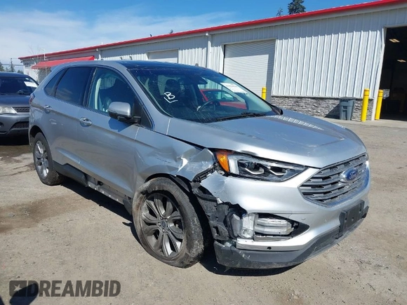 2019 Ford Edge Titanium with VIN 2FMPK4K90KBC22398, listed as a IAAI auction lot 41622564 with 109,538 mi miles. Bid and sale history available at carsss.com. Image 1.