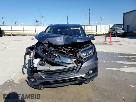 2021 Honda HR-V EX-L with VIN 3CZRU5H7XMM704598, listed as a Copart auction lot 41917455 with 23,637 mi miles and Salvage Title. Bid and sale history available at carsss.com. Image 14.