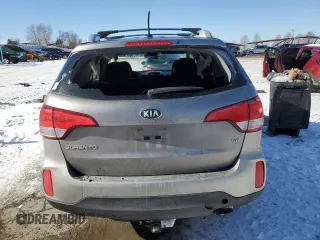 2015 Kia Sorento LX with VIN 5XYKTDA70FG646676, listed as a Copart auction lot 46360375 with 106,172 mi miles and Salvage Title. Bid and sale history available at carsss.com. Image 6.