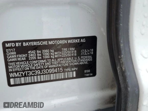 2018 MINI Countryman Cooper S z VIN WMZYT3C39J3D99415, wystawiony jako Copart lot #56090825 z przebiegiem 48 617 mil mil oraz Szkoda całkowita • Salvage title. Historia ofert i sprzedaży dostępna na DreamBid. Obrazek 14.