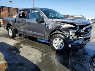2023 Ford F-150 XL with VIN 1FTEW1EB3PKD84620, listed as a Copart auction lot 69037014 with 6,947 mi miles and Clean Title. Bid and sale history available at carsss.com. Image 4.