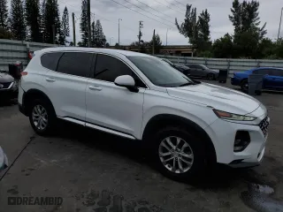 2019 Hyundai Santa Fe SE with VIN 5NMS23AD9KH039159, listed as a Copart auction lot 46351565 with 59,426 mi miles and Non Repairable. Bid and sale history available at carsss.com. Image 4.