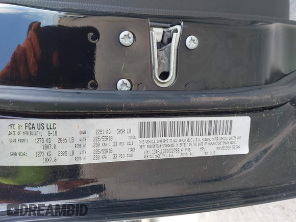 2019 Jeep Cherokee Limited с VIN 1C4PJLDB1KD278314, выставлен на аукционе IAAI как лот 42046675 с пробегом 110 173 миль миль и . История ставок и продаж доступна на DreamBid. Изображение 9.