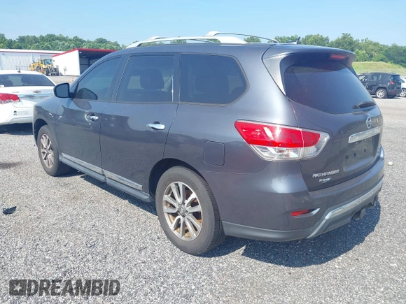 2013 Nissan Pathfinder SL with VIN 5N1AR2MM5DC653605, listed as a IAAI auction lot 42754792 with 149,010 mi miles and . Bid and sale history available at DreamBid. Image 3.