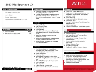 2023 Kia Sportage LX with VIN KNDPU3AF0P7153048, listed as a Copart auction lot 49681545 with 25,330 mi miles and Clean Title. Bid and sale history available at carsss.com. Image 13.