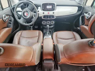 2018 FIAT 500X Lounge with VIN ZFBCFXDB9JP651302, listed as a Copart auction lot 59435875 with 63,186 mi miles and Salvage title. Bid and sale history available at DreamBid. Image 8.