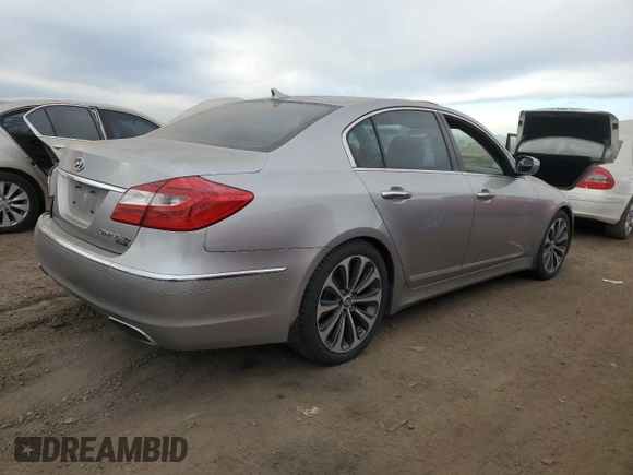 2012 Hyundai Genesis 5.0L R-Spec with VIN KMHGC4DH9CU192945, listed as a Copart auction lot 83800404 with 101,924 mi miles and Salvage Title. Bid and sale history available at carsss.com. Image 3.