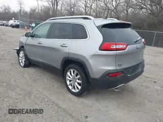 2017 Jeep Cherokee Limited with VIN 1C4PJLDB2HW517656, listed as a IAAI auction lot 41544650 with 143,309 mi miles. Bid and sale history available at carsss.com. Image 3.