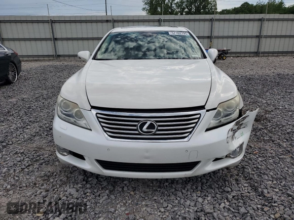 2011 Lexus LS 460 with VIN JTHBL5EFXB5105949, listed as a Copart auction lot 57102795 with 197,877 mi miles and Salvage title. Bid and sale history available at DreamBid. Image 5.
