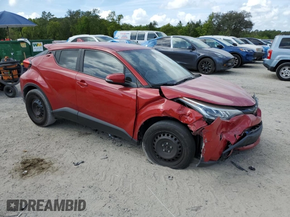 2020 Toyota C-HR LE with VIN NMTKHMBX2LR104668, listed as a Copart auction lot 51739985 with 108,757 mi miles and Non Repairable. Bid and sale history available at DreamBid. Image 4.