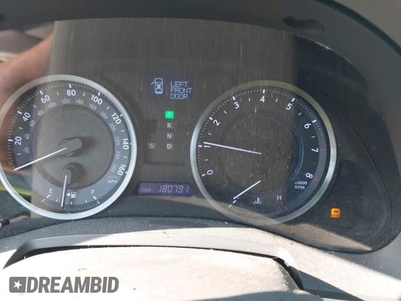 2011 Lexus IS 250 с VIN JTHCF5C22B2034985, выставлен на аукционе IAAI как лот 42651417 с пробегом 180 791 миль миль и . История ставок и продаж доступна на DreamBid. Изображение 7.