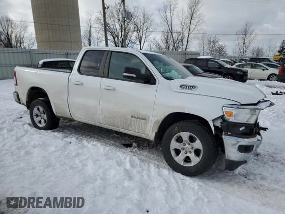 2021 Ram 1500 Big Horn with VIN 1C6SRFBT5MN786712, listed as a Copart auction lot 42678225 with 0 mi miles and Clean Title. Bid and sale history available at carsss.com. Image 4.