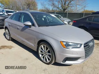 2016 Audi A3 2.0T Premium Plus with VIN WAUE8GFF7G1013705, listed as a IAAI auction lot 41751774 with 34,112 mi miles. Bid and sale history available at carsss.com. Image 1.