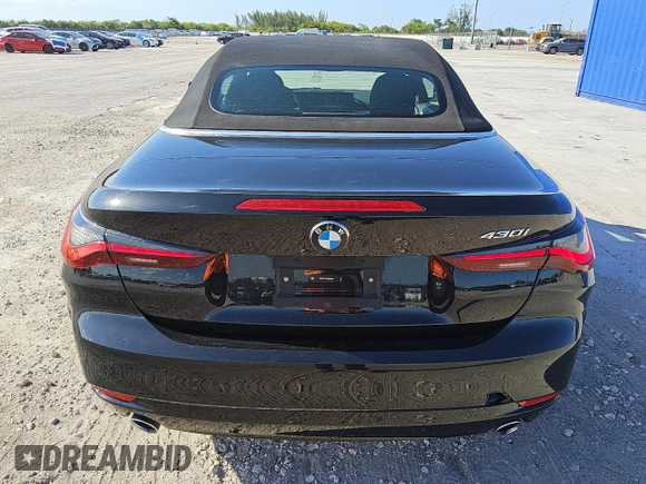 2024 BMW 4 Series 430i z VIN WBA23AT07RCR69286, wystawiony jako Copart lot #56604595 z przebiegiem 24 130 mil mil oraz Tytuł czysty. Historia ofert i sprzedaży dostępna na DreamBid. Obrazek 6.