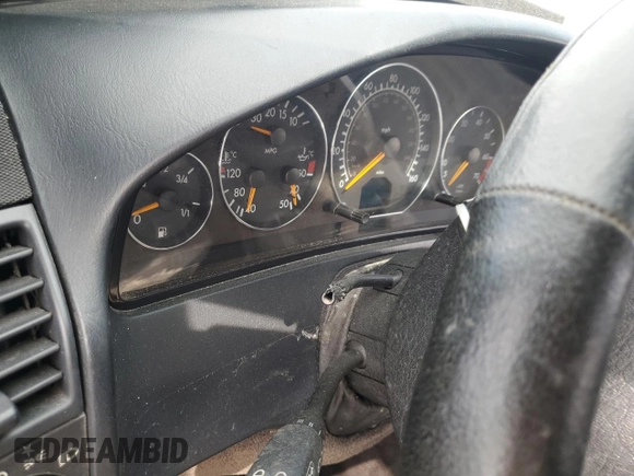 2001 Mercedes-Benz SL 500 with VIN WDBFA68F91F195550, listed as a Copart auction lot 73820644 with Not provided miles and Salvage title. Bid and sale history available at DreamBid. Image 9.